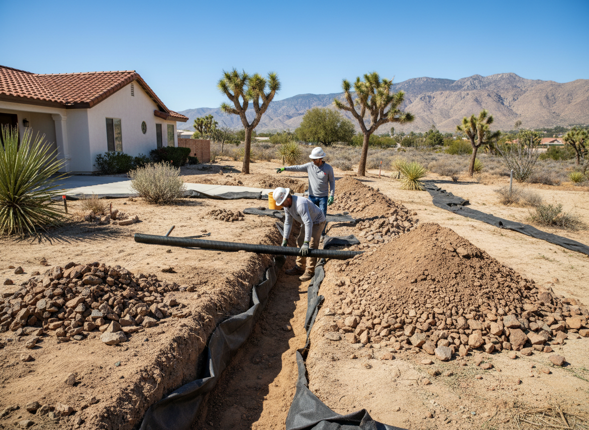 What Affects French Drain Costs for San Bernardino Homes